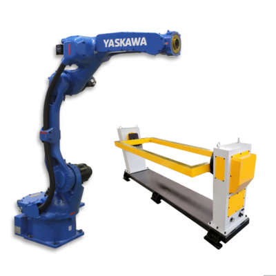 MOTOMAN GP12 Yaskawa braço de robô de solda com posicionador CNGBS para equipamentos de soldagem OEM