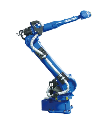Robô industrial GP35L da YASKAWA com carga útil de 35 kg como braço robótico para manuseio de material