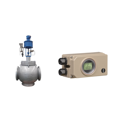 Válvula de controlo pneumático chinês com Samson 3730-3 Valve Positioner e Fisher 377 Pressure Sensing Trip Valves