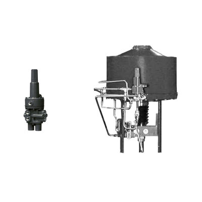 Válvula de controlo pneumático chinês com Samson 3730-3 Valve Positioner e Fisher 377 Pressure Sensing Trip Valves