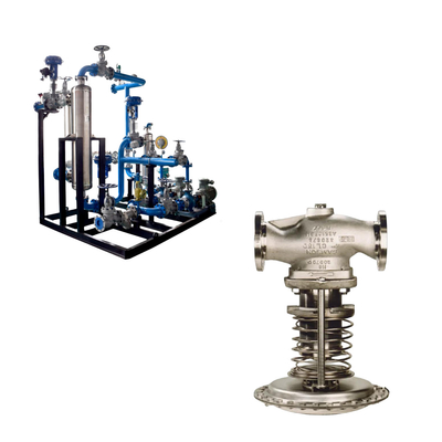 Deslizamento de gás natural com Samson 41-23 válvula de redução de pressão automática de aço inoxidável