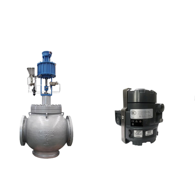 Valva Globo com Samson 3725 posicionador electropneumático e Fisher 846 Electro transducer pneumático
