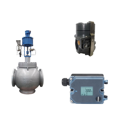 Valva Globo com Samson 3725 posicionador electropneumático e Fisher 846 Electro transducer pneumático