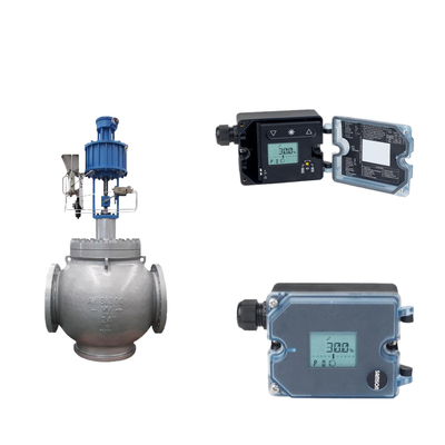 Valva Globo com Samson 3725 posicionador electropneumático e Fisher 846 Electro transducer pneumático