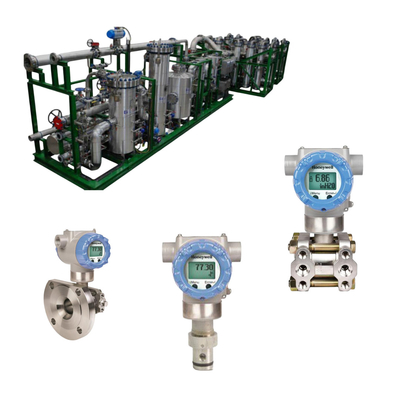 Slides de gás combustível com Honeywell ST700 SmartLine Transmissores de pressão incluem Pressão de manômetro de pressão absoluta