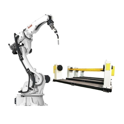Robô de solda automática QJR6-1400H com posicionador de solda CNGBS para robô de solda inteligente