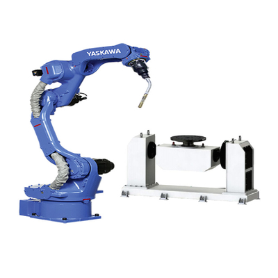 6 Axis Arm Robot Yaskawa AR1440 com posicionador de soldagem CNGBS para automação de robôs de soldagem Mig