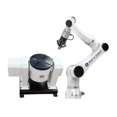 Braço Robótico Colaborativo 6 Eixo Elfin E03 Com Posicionador de Soldadura CNGBS Para Automatização de Robôs de Soldadura