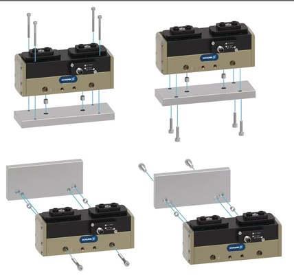 SCHUNK PHL 25-045 Sistema de aderência Partes de robôs industriais 500 N Força de fechamento