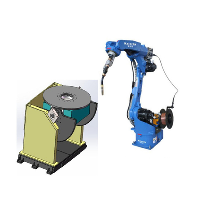 Robô industrial AR1440 com 12 kg de carga útil Tochas de solda com posicionador como máquina de soldagem a laser