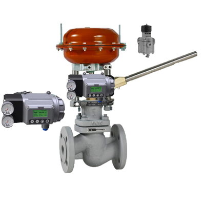 Válvula de controlo pneumática chinesa com posicionador pneumático modelo original MASONEILAN SVI3 e regulador 78-40 em estoque