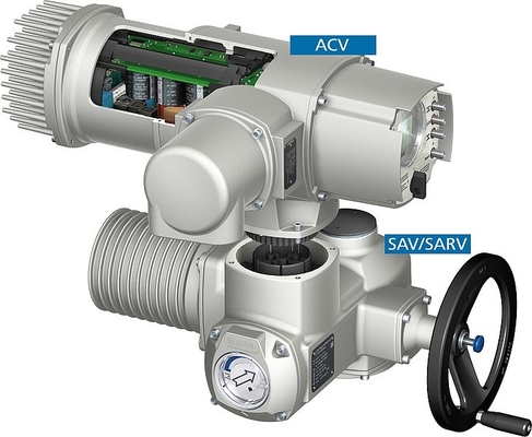A Auma Acatuador Elétrico Com Queso Bola Elétrica Vavle Globo Valve Para Controle de válvula