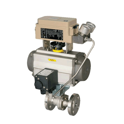Válvula de controle de fluxo chinesa com Samson 3730-3 posicionador electropneumático W / HART Comunicação para controlador de válvula
