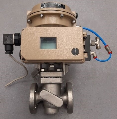 Samson 3730-3 Electro Pneumatic Positioner ((HART) Wi/3277 Pneumatic Diaphragm Actuator Assembly com válvula de controle chinesa