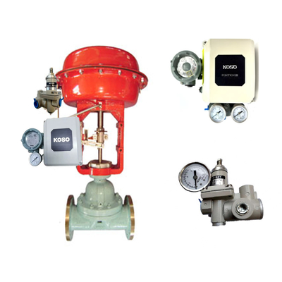 válvula redutora de pressão KOSO PRF300 PRF400 e EPA 801 posicionador de válvula com válvula de controle de marca chinesa