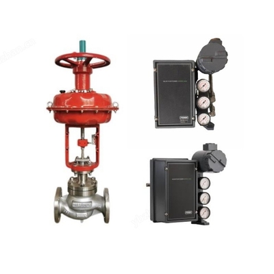 Precisamente throttling Fisher 3620J Electro Pneumatic Valve posicionador com Fisher regulador e ASCO válvula solenoide