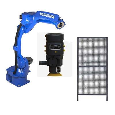 Braço robótico de 6 eixos Yaskawa GP12 com cabeça de moagem CNGBS e vedação para robôs de moagem CNC