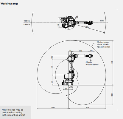 Máquina de manipulação de paletes robótica FANUC M-710iC/70 Máquina de manipulação de elevadores de vidro a vácuo Robô de manipulação de líquidos Robô fornecedor de estoque