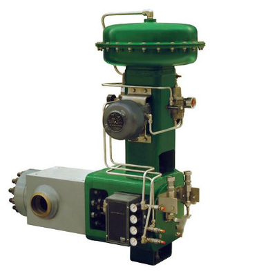 Deslizamento de controle de pressão / fluxo com atuador Fisher 1052/2052 e posicionador de válvula DVC6200 3610J
