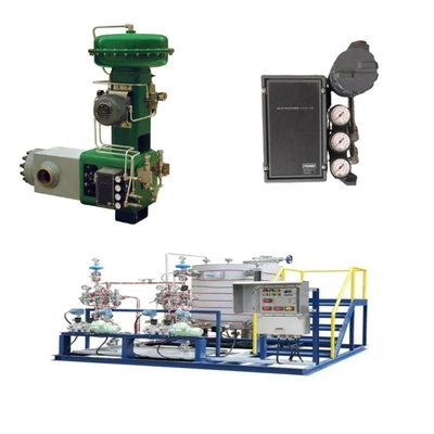 Deslizamento de controle de pressão / fluxo com atuador Fisher 1052/2052 e posicionador de válvula DVC6200 3610J