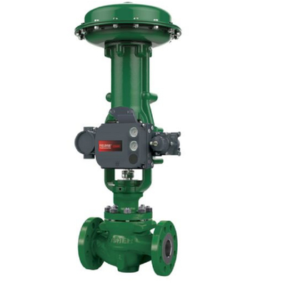Deslizamento de controlo de pressão/corrente com controlo Fisher ET/EZ E 657/667 Actuadores pneumáticos DVC6200 posicionador de válvula