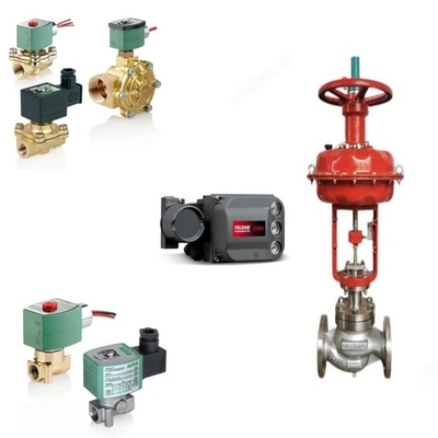 Válvula de controlo DVC6200 Fisher Positioner 67C Válvula de redução de pressão e ASCO válvula solenoide