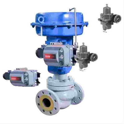 Válvula de controlo DVC6200 Fisher Positioner 67C Válvula de redução de pressão e ASCO válvula solenoide