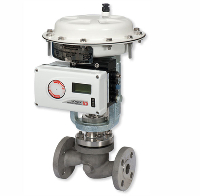 A fábrica de válvulas de controlo utiliza o Flowserve Logix 520MD/521MD/522MD posicionador de válvulas e o regulador Masoneilan78-40
