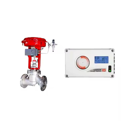 Válvula de controlo pneumático com Flowserve Logix 520MD posicionador para controlo de válvulas
