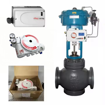 Flowserve Foxboro Valve Positioner 3200MD Com Válvula de Controle de Borboleta e Regulador de Filtros 67CFR ASCO Solenoide Valve