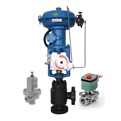 Posicionador digital de válvula de fluxo 3200MD original e novo com válvula solenoide ASCO 210