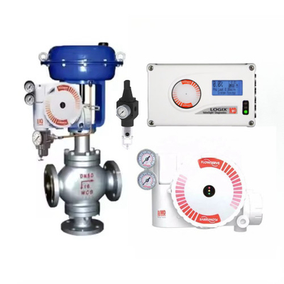 Válvula de atuador pneumático chinês com servidor de fluxo 3200MD HART Digital Positioner