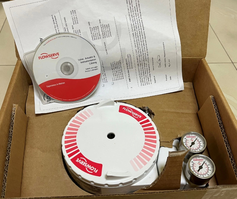 Válvula de atuador pneumático chinês com servidor de fluxo 3200MD HART Digital Positioner