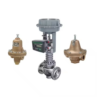 Valvula de posicionamento de controlo digital Fisher DVC2000 e válvula de redução de pressão do filtro