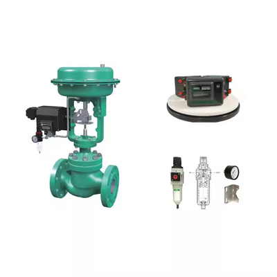 Valvula de posicionamento de controlo digital Fisher DVC2000 e válvula de redução de pressão do filtro