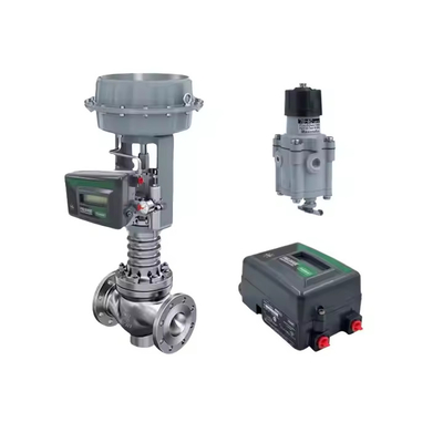 Válvula reguladora de diafragma pneumática e Fisher DVC2000 com válvula de redução de pressão de filtro