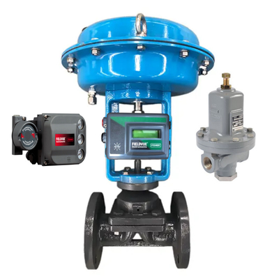 Nova válvula de controlo Fisher DVC2000 e válvula solenoide ASCO