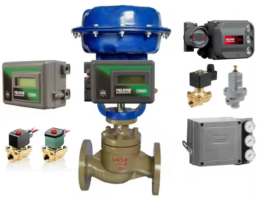 Válvula reguladora de pressão Fisher MR95 e posicionador DVC2000 e atuador pneumático Samson 3277 como peças de válvulas pneumáticas