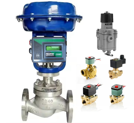 Origem Fisher DVC2000 Fornecedor de válvulas solenoides e posicionador digital de válvulas com peças de válvulas