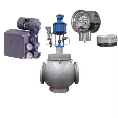 Válvula de controlo de fluxo com 4211 posicionador transmissor e Fisher 3582i válvula Pisitoner e Neles ND9000