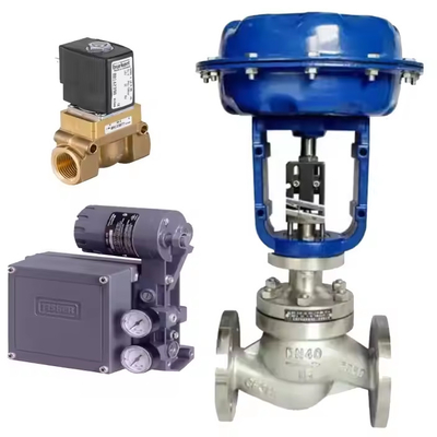 Wuzhong ATS válvula de controlo pneumático com regulador de filtro 67CFR e Fisher DVC2000 Valve Positoner