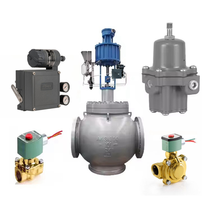 Wuzhong ATS válvula de controlo pneumático com regulador de filtro 67CFR e Fisher DVC2000 Valve Positoner