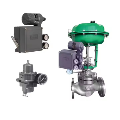 Fisher 3582i Posicionador de válvulas eletro-pneumáticas e Fisher 67CFR Regulador de filtro de ar