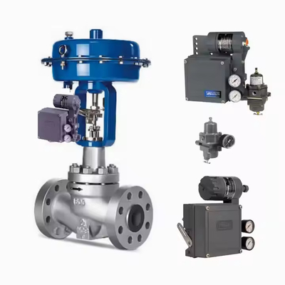 Valva de controlo pneumática com posicionador de válvulas eletro-pneumáticas Fisher 3582i
