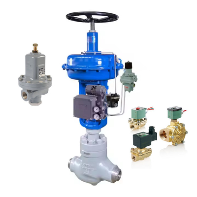 Fisher 3582i válvula de controlo posicionador eletro-pneumático e válvula de redução de pressão de filtro