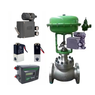 Novo Emerson Fisher 3582i Electro Pneumatic Valve Positioner com válvula solenoide