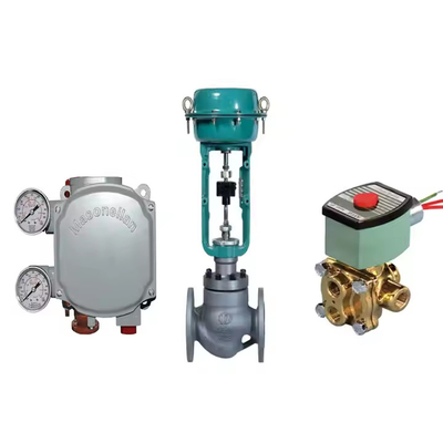 Fornecedor de estoque Peças de válvulas chinesas com posicionador de válvulas Masoneilan SVI1000 e válvula solenoide ASCO 210