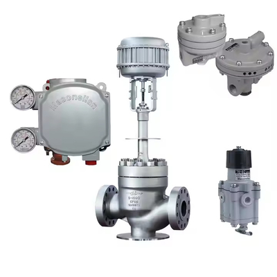 Válvula de controlo chinesa DN150 E Masoneilan SVI1000 Localizador BR200 BR400 Amplificador pneumático 78-40 Válvula redução de pressão