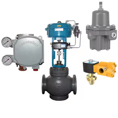 Válvula de controlo chinesa DN150 E Masoneilan SVI1000 Localizador BR200 BR400 Amplificador pneumático 78-40 Válvula redução de pressão