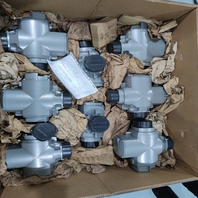 A válvula de controle de fluxo está equipada com o atuador de válvula Auma SQEx e o atuador elétrico à prova de explosão SQRV